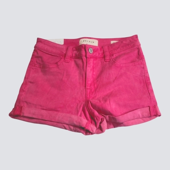 PacSun Pants - PacSun Pink Jean Shorts Vibrant Denim Style